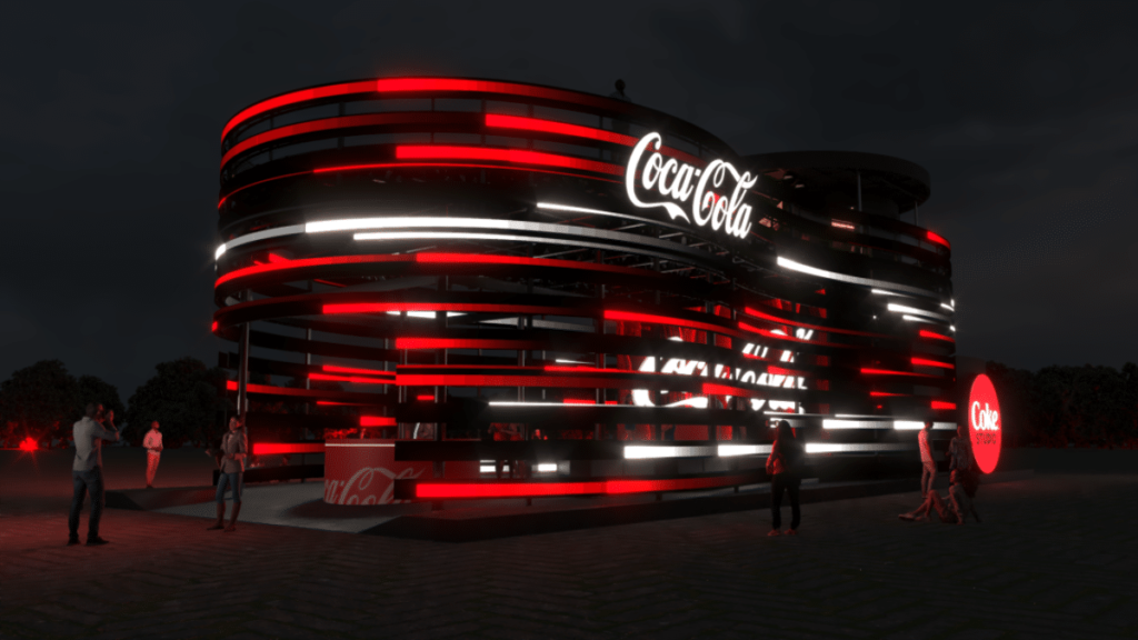 Espaço da Coca-cola no The Town